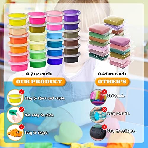 Modeling Clay Kit, 24 Colors Air Dry Clay - Image 3