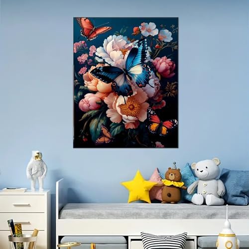 Arttoplus Butterfly Paint by Numbers Kit for Adults Beginner 16x20 inch - Image 5