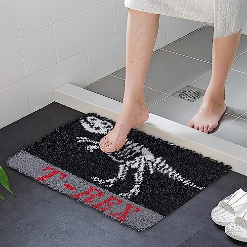 MIAOLLUN Christmas Latch Hook Kit for Adults Beginner, Church DIY Crochet Yarn Rugs Hooking Craft Needlework Kit with Color Preprinted Pattern for Home Decoration Festival Gift 20X15inch - Image 5