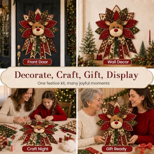Daily Partner Quilted Christmas Door Hanging DIY Sewing Kit (C) - Image 7