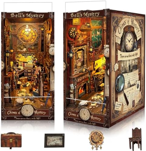 BELEEV Book Nook Kit for Adult and Teens,3D Wooden Puzzle（Mystery） by BELEEV