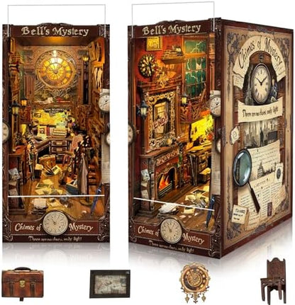 BELEEV Book Nook Kit for Adult and Teens,3D Wooden Puzzle（Mystery） by BELEEV