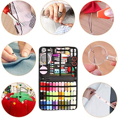 BiaoGan Extra Large Sewing Kits, 229 PCS Premium Sewing Supplies with 41 XL Thread Spools for DIY, Travelers, Adults, Beginners, Campers and Home, Sewing Machine Kits, Professional Sewing Accessories - Image 4
