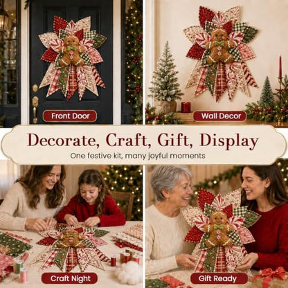 Daily Partner Quilted Christmas Door Hanging DIY Sewing Kit (F) - Image 7