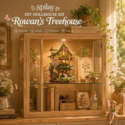 Spilay DIY Miniature House Kit for Adults, Miniature Dollhouse Kit - Image 4
