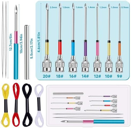 Mayboos 15 Pcs Punch Needle Kit, 8 Sizes Embroidery Punch Needle - Image 2