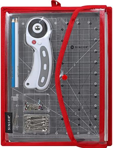 SINGER Learn to Quilt Sewing Kit for Beginners and Adults with Rotary Cutter, Cutting Mat, Acrylic Ruler, and More - Image 4