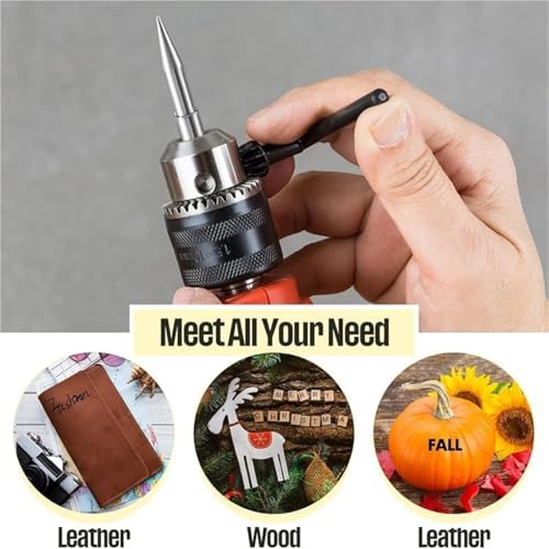 Wood Burning Letters 110Pcs Wood Burning Tip Pyrography Wood Burning Tip Set Including Letter Number Symbol Wood Burning Tip for Wood Burner for Leather Wooden Burner Craft DIY - Image 5