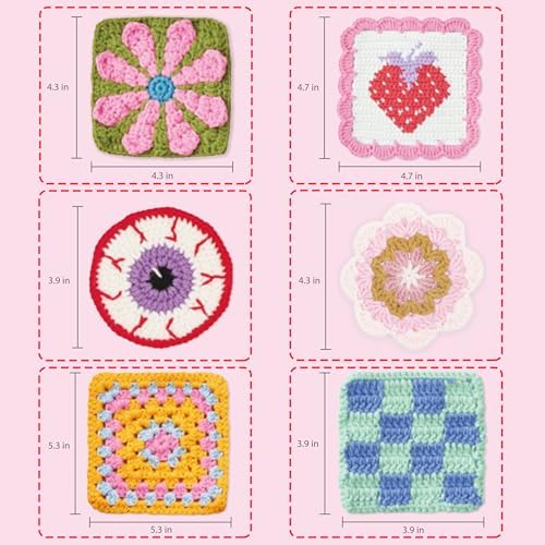 HOUSE CREATIVITY Crochet Kit for Beginners Adults - Complete Set with 20 Colors Yarn, Video Tutorials, Hooks | Learn to Crochet DIY Craft Kit for Women & Adults - Image 2