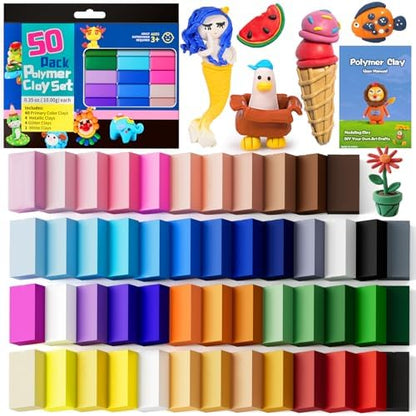 CiaraQ Polymer Clay Kit, Mini Modeling Clay Set by CiaraQ