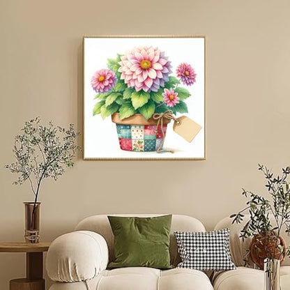 Camocin Framed Paint by Numbers Kit for Adults Beginners – Flowers - Image 2