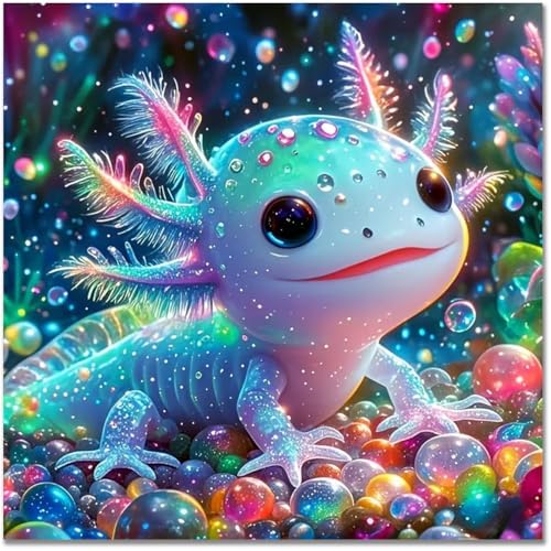 Tiwabb Salamander Stamped Cross Stitch Kits for Adults Beginners by DIYHomeDecor