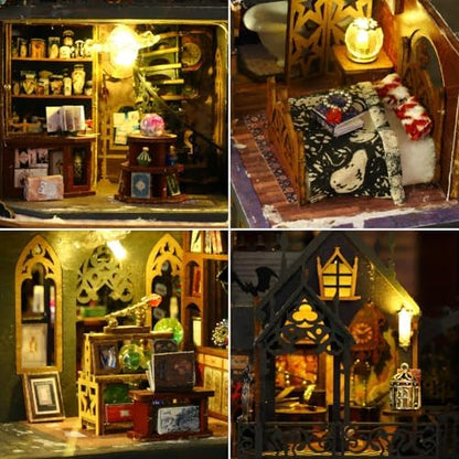 OZJAY Miniature House Kit for Adults, Mini House Kit with LED - Image 6