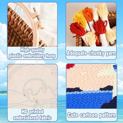Lighthouse Punch Needle Kit for Beginners - Image 3