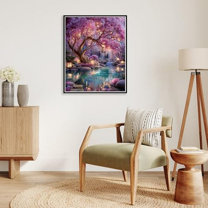 Dream Tree Paint by Numbers Kits for Adults,Paint by Number Adult 16x20inch - Image 4
