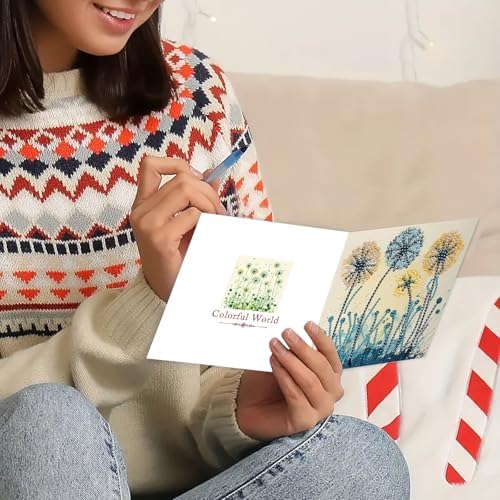 DDGYP 6pcs Diamond Art Cards with Envelopes for Birthday & Daily Greetings - Image 5