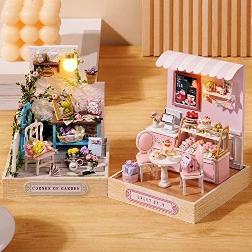 DIY Miniature Dollhouse Kit with Furniture Plus Dust Proof for Teens Adults - Image 5