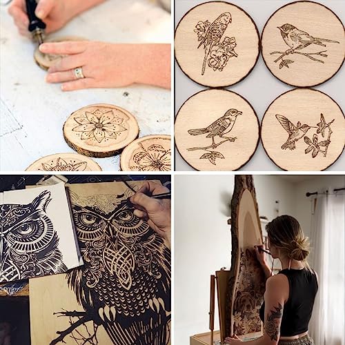 ACRSIKR Wood Burning Kit, LED Display Craft Wood Burning Tool for Adults - Image 6