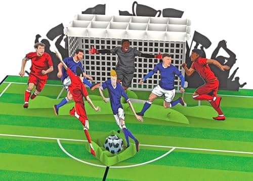 iGifts And Cards Soccer Stadium 3D Pop-Up Card Player Coach Birthday 5"x7" by IGIFTSANDCARDS