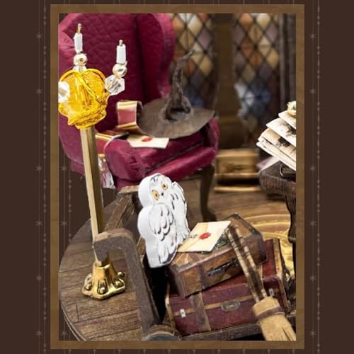 Dollhouse Miniature DIY House Kit Creative Room with Furniture and Glass Cover for Adult to Building, Halloween/Home Decorations/Gifts for Family and Friends (MYDB) - Image 7