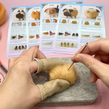 Truslin Needle Felting Kit, 4 Pcs Doll Making Needle Felting Starter Kit - Image 2