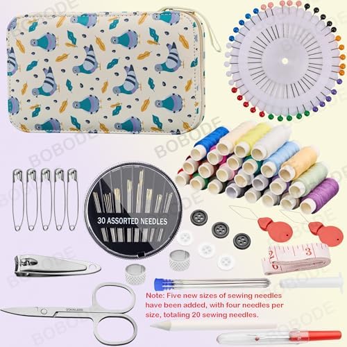 Printing Travel Sewing Kit with 130PCS Basic Sewing Supplies Accessories - Image 3