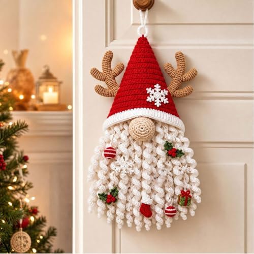 DIY Seasonal 3D Crochet Door Hanger Kit Collection, Halloween Handmade - Image 3