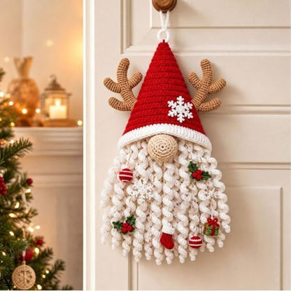 DIY Seasonal 3D Crochet Door Hanger Kit Collection, Halloween Handmade - Image 3