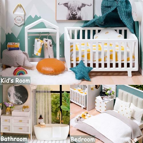DIY Miniature Dollhouse Kit with Furniture Plus Dust Proof & Music Movement - Image 6