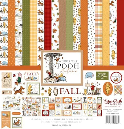 Echo Park Fall Collection Kit, Scrapbook Paper & Sticker Set by Echo+Park+Paper