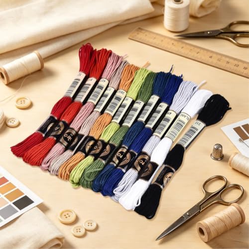 105 Yards Variegated Embroidery Floss for Hand Sewing Making - Image 3