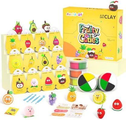 Aestd-ST Air Dry Clay Kit - Fruit Theme, Modeling Clay for Kids by Aestd-STqualityclay