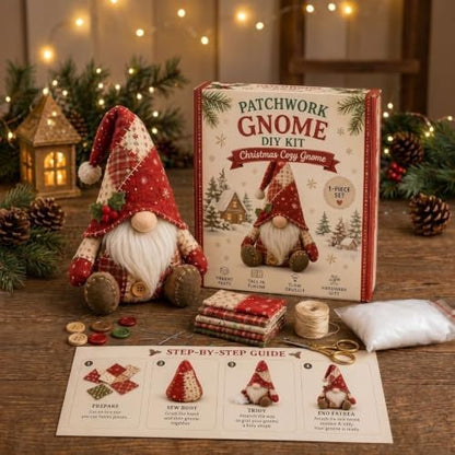 DIY Patchwork Animal Kit,All-In-One Handmade Sewing Kit for Beginners,Craft Lovers - Image 3
