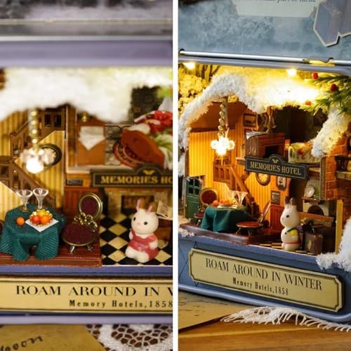 Wizardi Mini House Building Kit - Tiny Home Kit Roam Aaround in Winter - Image 5
