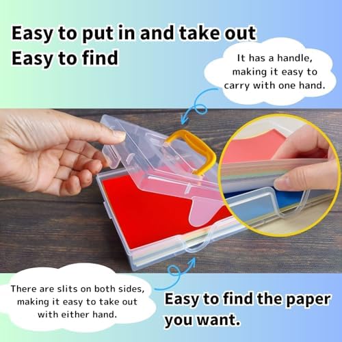 Someie｜Origami Paper for Kids｜Origami kit｜Kids Craft｜6 Inch (15cm) Origami Paper Storage Container ｜Japanese Pattern Sheets 4 Pattern×10 Sheet Each Total 40 Sheets (Japanese Pattern：flower) - Image 5