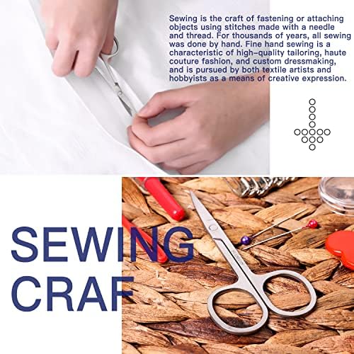 JUNING Sewing Kit with Case Portable Sewing Supplies for Mom Grandma Women Men Teen Girls Boys Home Traveler, Adults, Beginner, Emergency, Contains Thread, Scissors, Needles,Measuring Tape and More - Image 4