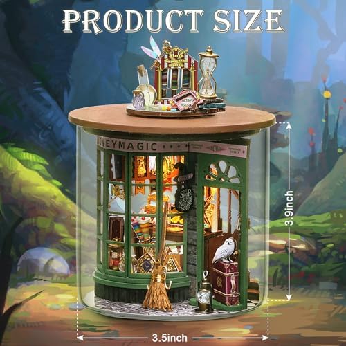 Miniature House Kit, DIY Dollhouse Tiny House Kit for Adults - Image 2