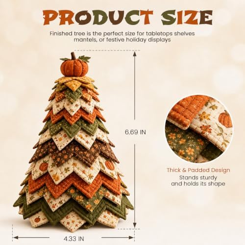 Daily Partner Americana Christmas Tree Quilt Kit - Image 3