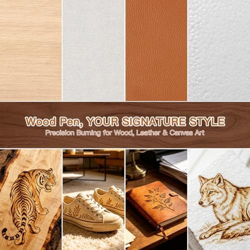 Wood Burning Kit - All-in-One Wood Burning Tool Pen Wood Burner Kit - Image 5