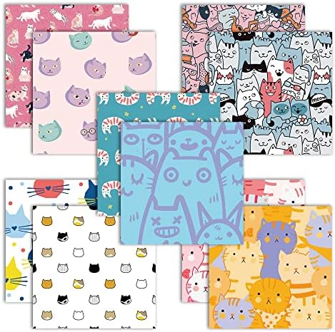 Origami Paper 6x6" Double Sided 50 Sheets 10 Colors Origami Kit,Craft Paper - Image 4