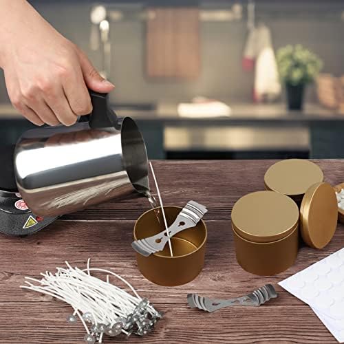 BBAXI Candle Making Kit with Hot Plate for Melting Wax with 5lb Soy Wax - Image 6