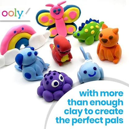 Ooly Creatibles Air Dry Clay for Kids, Includes 10 Reusable Tubs, 40 Colors - Image 5