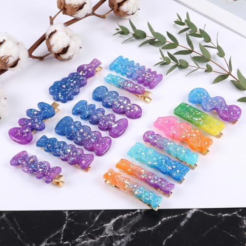 3PCS Hair Clip Silicone Molds, Resin Earring Casting Tool Crafts - Image 6