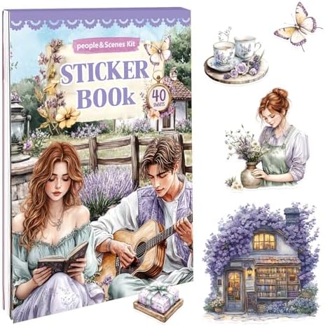 360 PCS People Stickers Book for Adults - Vintage Aesthetic Journaling Supplies Kit with Women Figures｜Scrapbooking,Card Making & Water Bottle DIY by JUNKJWBZ%7CPeelStickInspir