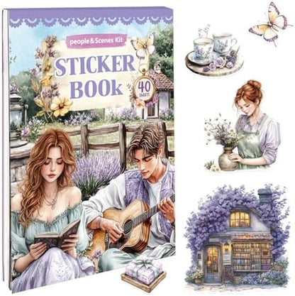 360 PCS People Stickers Book for Adults - Vintage Aesthetic Journaling Supplies Kit with Women Figures｜Scrapbooking,Card Making & Water Bottle DIY by JUNKJWBZ%7CPeelStickInspir