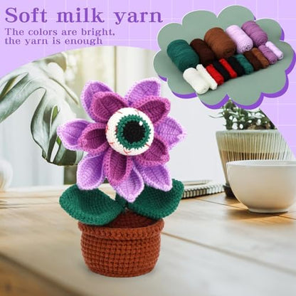 Yizzvb Crochet Kit Beginners Crochet Starter Kits Knitting Supplies - Image 4
