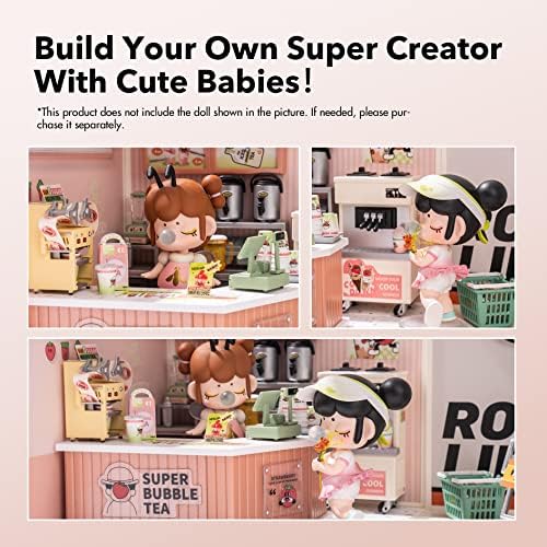 Super Creator-Mini Blocks Model Building Set for Adults, Miniature Plastic House Kit Super Store-Building Blocks Toys for Adult, DIY Crafts/Hobbies for Adult (Double Joy Bubble Tea) - Image 5