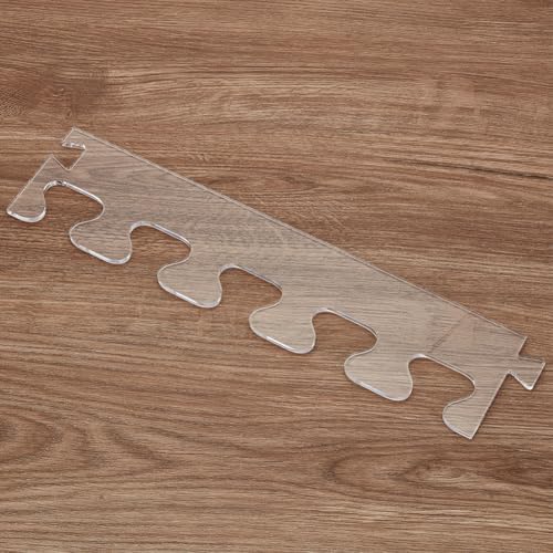 INFUNLY Dovetail Stitch Router Template 3.54"×15.75" Acrylic Router Template Pitch Dovetail Template Router Tray Template Clear Cutting Board Stencils for Woodworking Tools by INFUNLY