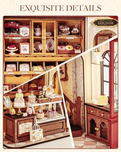 Rolife Dessert Shop DIY Miniature Dollhouse Kit Creative Gift for Adults - Image 3
