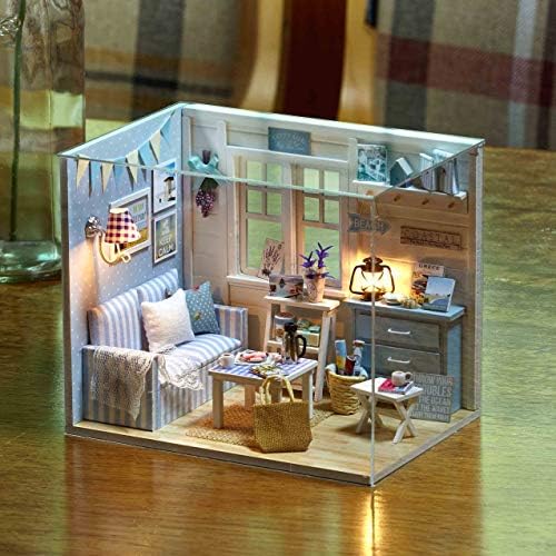 DIY Miniature Dollhouse Kit with Furniture Plus Dust Proof - Image 2